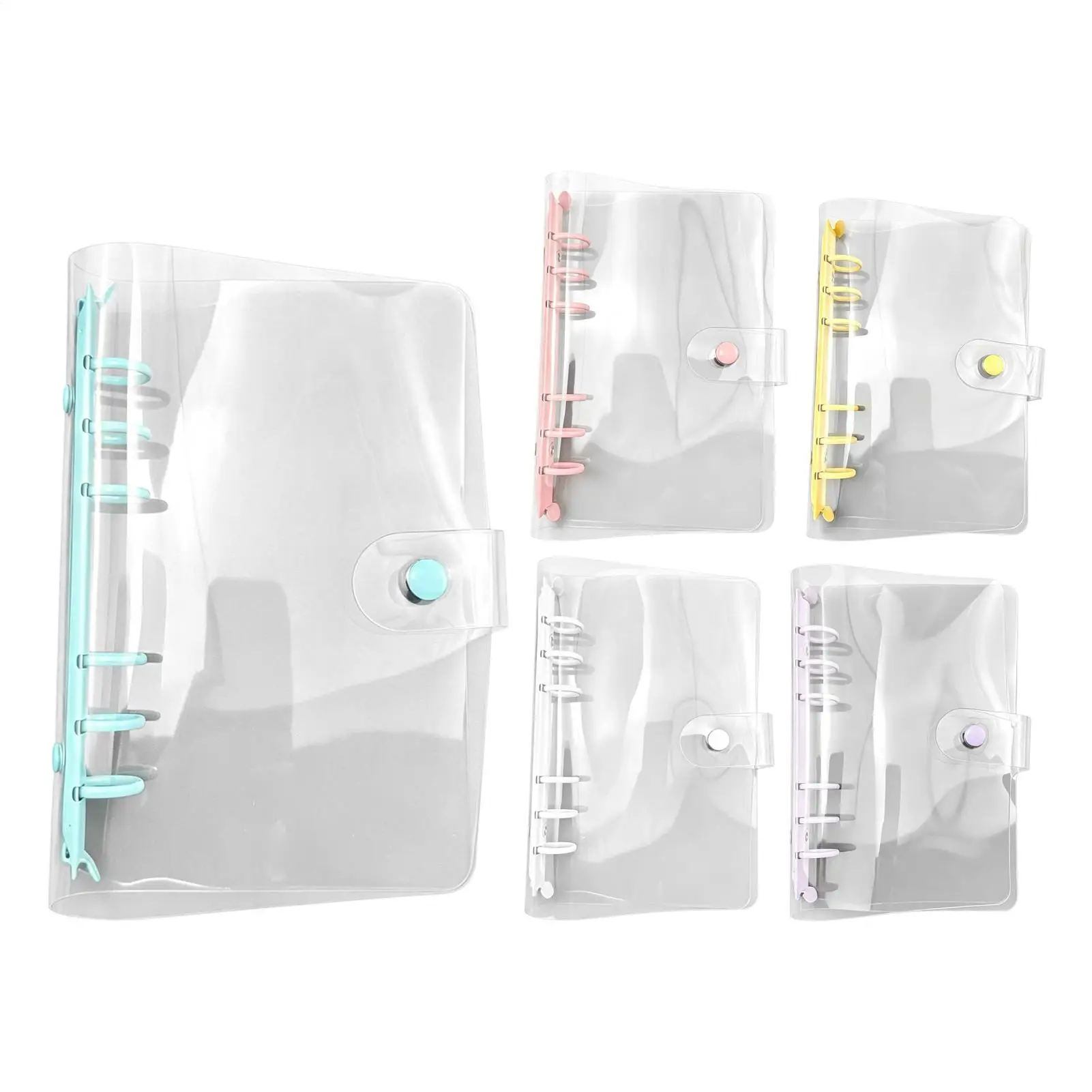 A6 Clear Binder 6 Ring Portable Clear Planner Notebook Cover Transparent A6 Planner for Office Meeting Reading Health Mental
A6 Clear Binder 6 Ring Portable Clear Planner Notebook Cover Transparent A6 Planner for Office Meeting Reading Health Mental