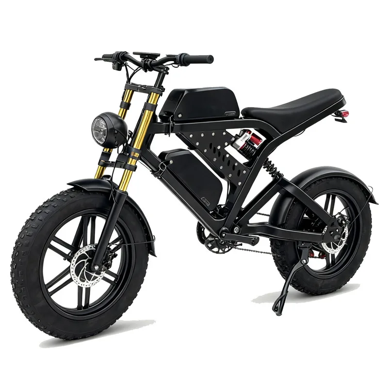 Aluminum Alloy Electric Motorcycle,1000W Motor,45-55KM Range,Fat Tire Off-Road EBike for Snow Sand Mountain Terrain,Adult Unisex
Aluminum Alloy Electric Motorcycle,1000W Motor,45-55KM Range,Fat Tire Off-Road EBike for Snow Sand Mountain Terrain,Adult Unisex
