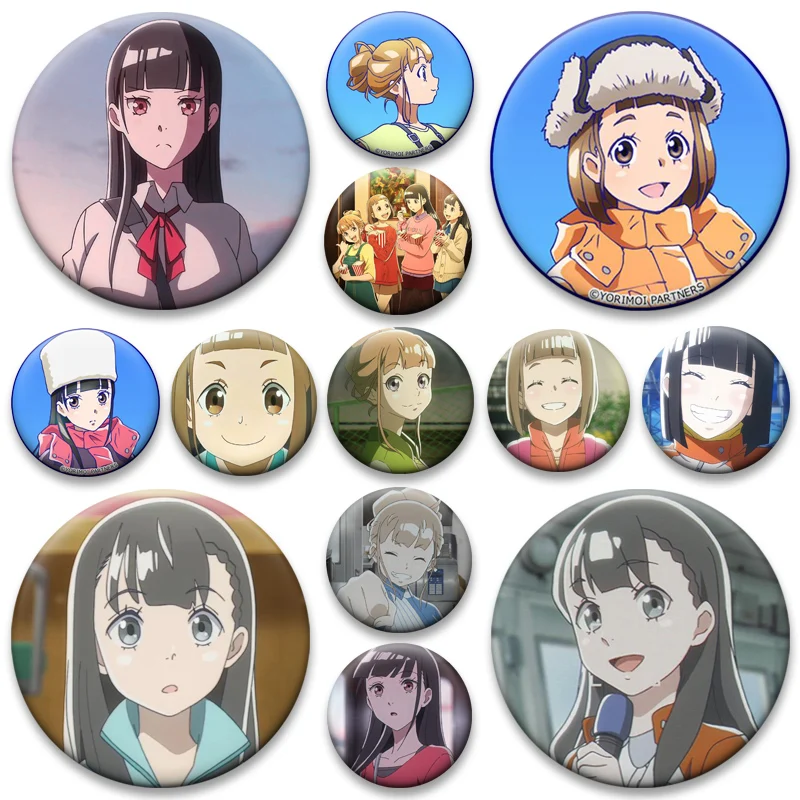 A Place Further Than The Universe Tinplate Pins Round Exquisite Cartoon Brooches for Backpack Accessories Anime Collection Badge
A Place Further Than The Universe Tinplate Pins Round Exquisite Cartoon Brooches for Backpack Accessories Anime Collection Badge
