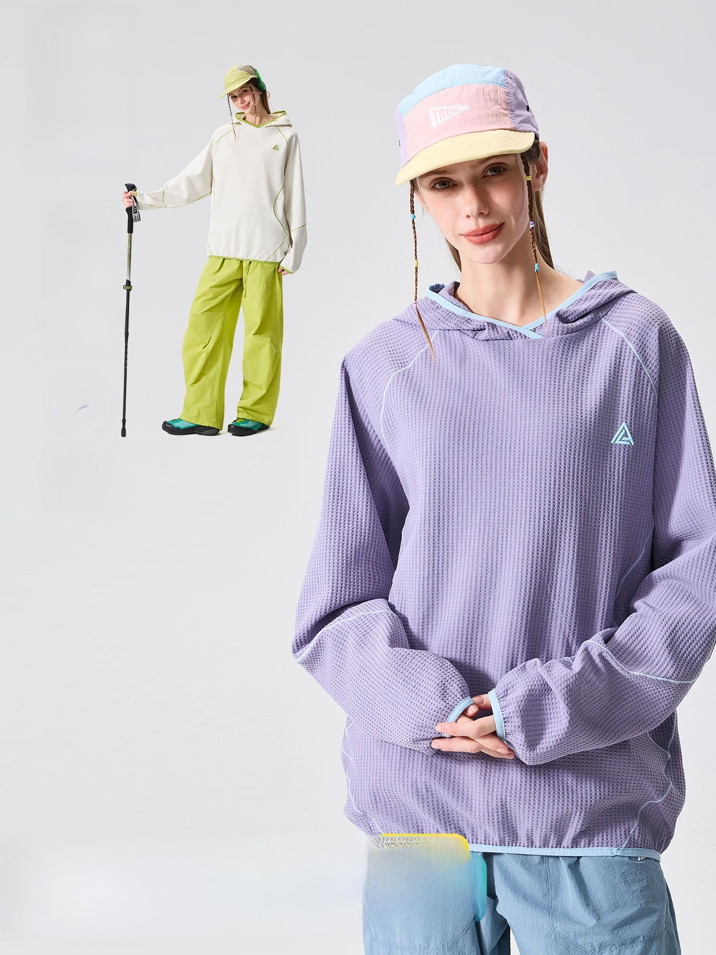 LAZY DAY Outdoor Quick Dry Long Sleeve Sportswear Women's Spring Mountain Hiking Casual Hooded Top Moisture Wicking T-Shirt
LAZY DAY Outdoor Quick Dry Long Sleeve Sportswear Women's Spring Mountain Hiking Casual Hooded Top Moisture Wicking T-Shirt