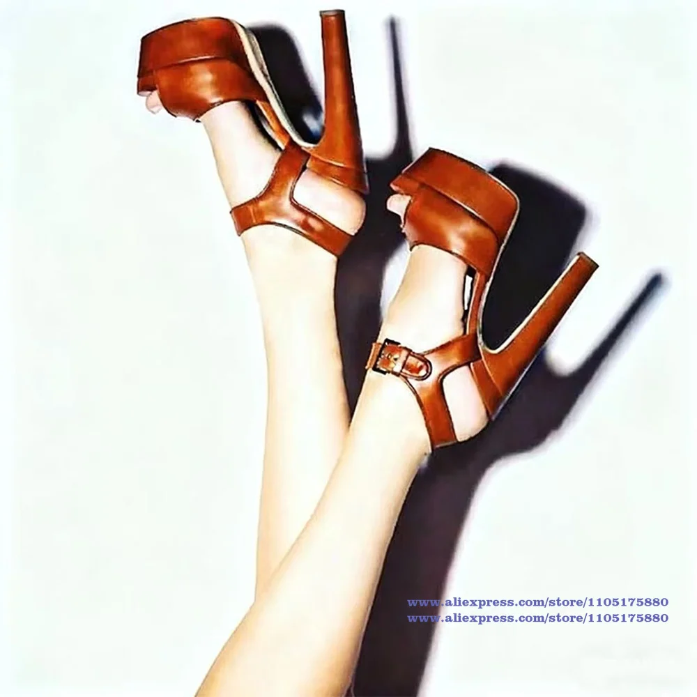 Platform Chunky Heel Sandals Ankle Buckles Straps Round Peep Toe High Heels Women Dress Party Shoes Sandalias De Mujer Verano
Platform Chunky Heel Sandals Ankle Buckles Straps Round Peep Toe High Heels Women Dress Party Shoes Sandalias De Mujer Verano