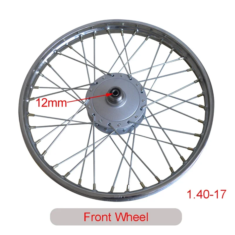 Motorcycle Spoke Rim Complete for Honda Lifan Loncin Jialing Haojin Qjmotor CG DY LX HJ 125cc-250cc Univesal 17/18 inch Wheel
Motorcycle Spoke Rim Complete for Honda Lifan Loncin Jialing Haojin Qjmotor CG DY LX HJ 125cc-250cc Univesal 17/18 inch Wheel