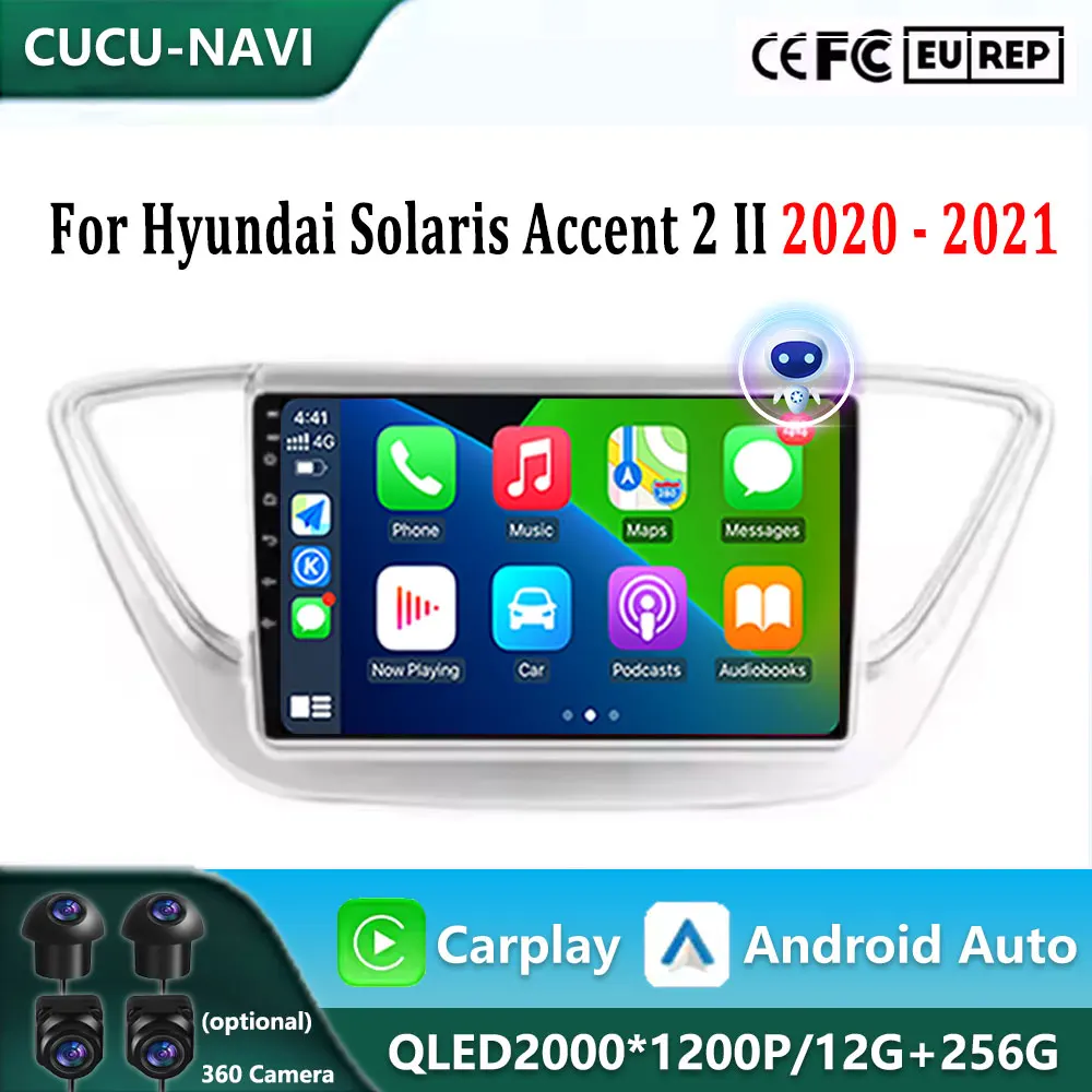 Car Radio GPS Navigation Android Auto Carplay For Hyundai Solaris Accent 2 II 2020 - 2021 Multimedia Stereo Carplay Player
Car Radio GPS Navigation Android Auto Carplay For Hyundai Solaris Accent 2 II 2020 - 2021 Multimedia Stereo Carplay Player