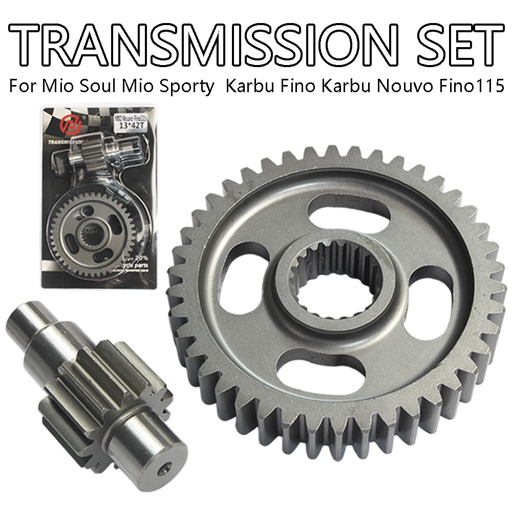 Transmission Gear Set For Mio Soul Mio Sporty Karbu Fino Nouvo Fino115 Final Drive Kit Motorcycle Parts
Transmission Gear Set For Mio Soul Mio Sporty Karbu Fino Nouvo Fino115 Final Drive Kit Motorcycle Parts