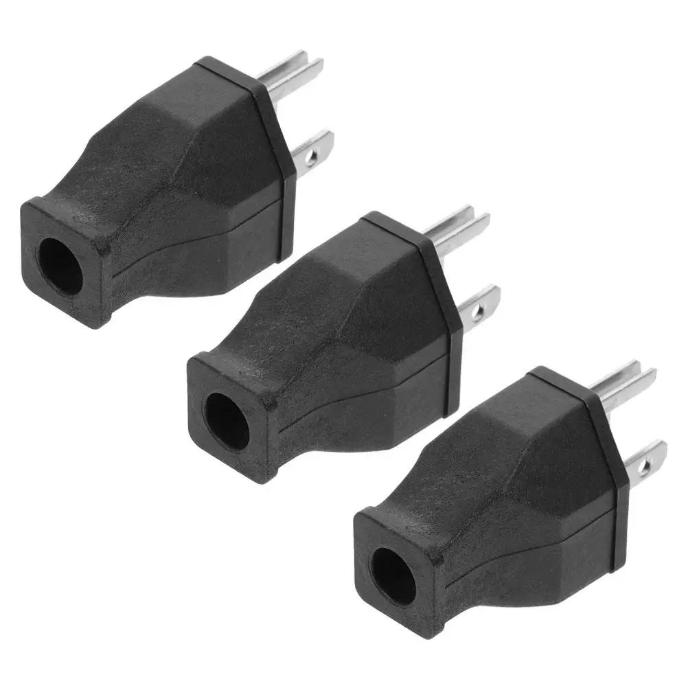 3 Pcs Plug Electric Replacement Prong Copper Cord Ends 15A 125V Grounding Socket Wall Outlet
3 Pcs Plug Electric Replacement Prong Copper Cord Ends 15A 125V Grounding Socket Wall Outlet