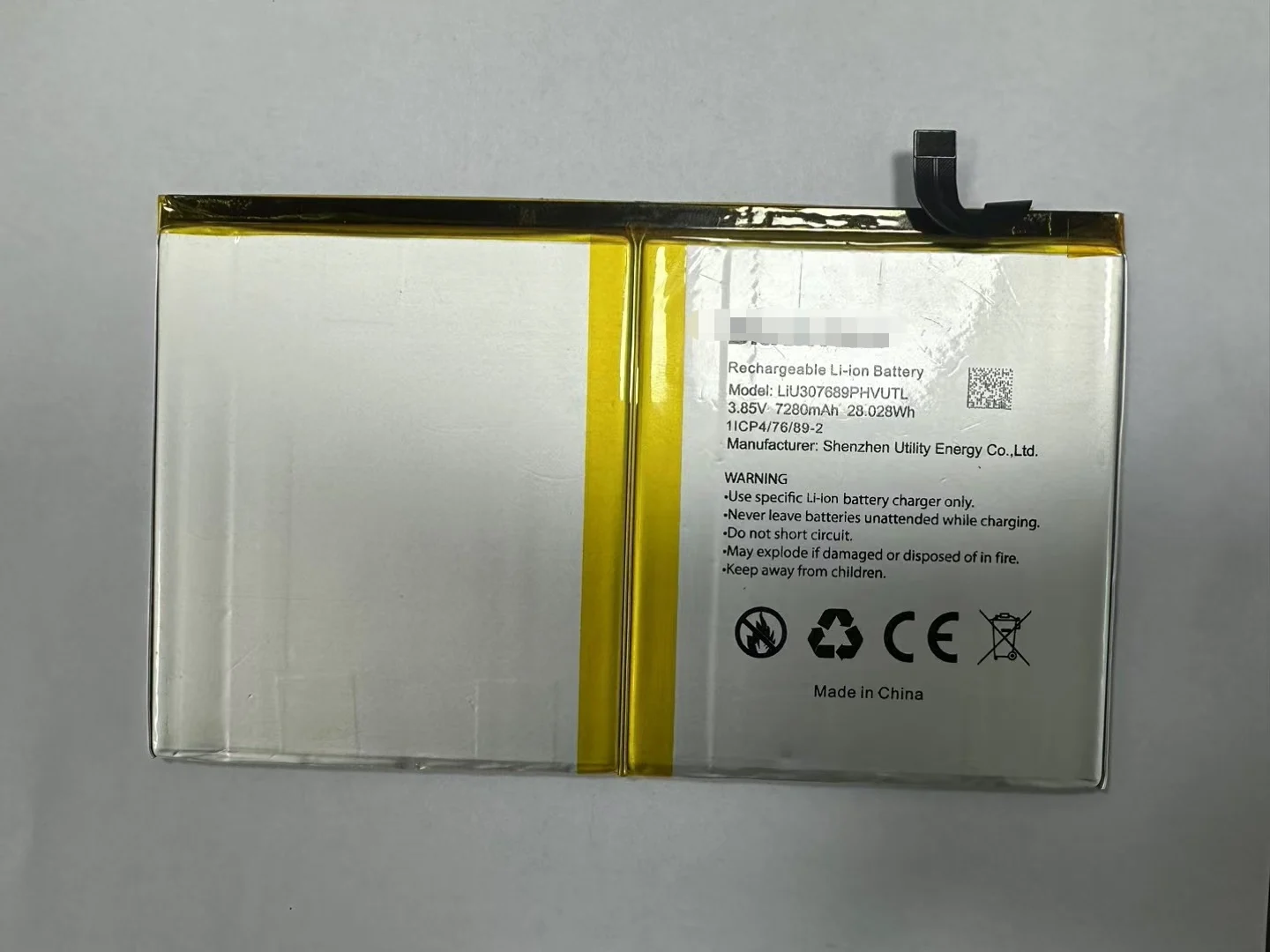 New 100% Original LiU307689PHVUTL Battery 7280mAh For Blackview Tab 13 Mobile Phone Bateria
New 100% Original LiU307689PHVUTL Battery 7280mAh For Blackview Tab 13 Mobile Phone Bateria