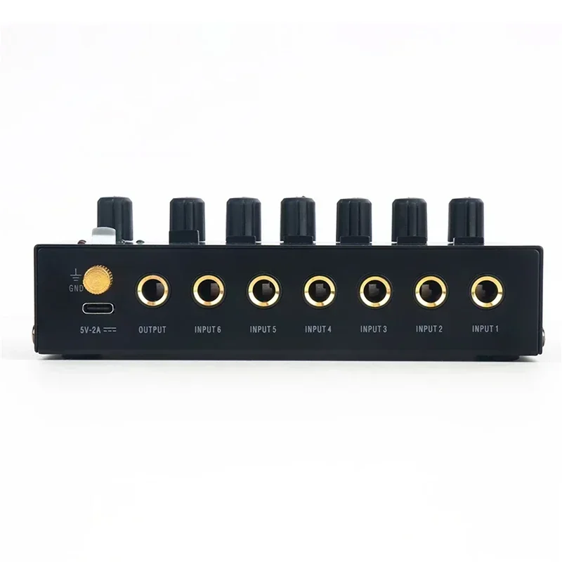 Mini Sound Mixer Line Mixers Low-Noise 6-Channel 5V Power Supply Compact Size fitting for Studio Live Equipment Household EU/US
Mini Sound Mixer Line Mixers Low-Noise 6-Channel 5V Power Supply Compact Size fitting for Studio Live Equipment Household EU/US