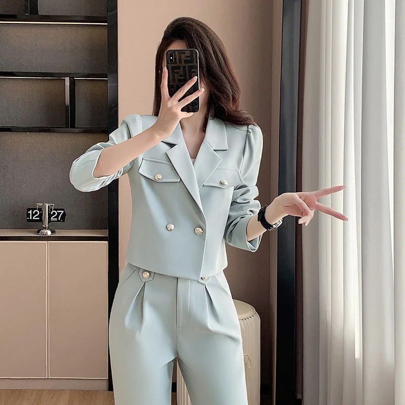 2026Elegant petite women's blazer suit, short professional attire, stylish goddess look, casual blazer set
2026Elegant petite women's blazer suit, short professional attire, stylish goddess look, casual blazer set