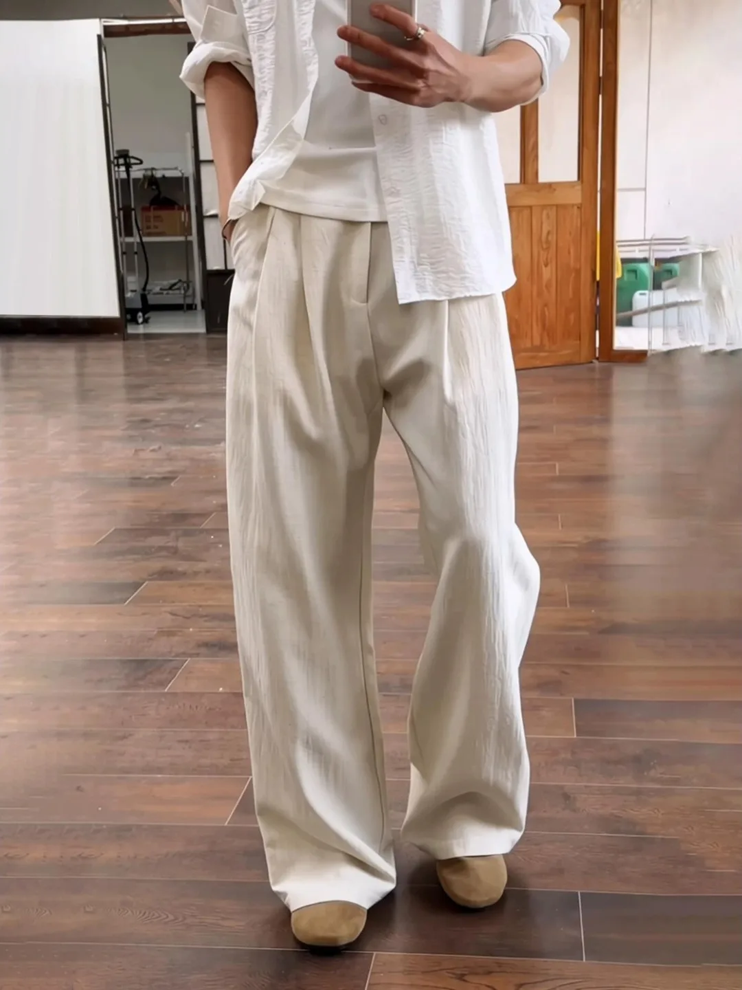 Men's Summer Lightweight Linen Casual Pants Loose Fit Drapey Comfortable High-End Feeling Casual Long Trousers
Men's Summer Lightweight Linen Casual Pants Loose Fit Drapey Comfortable High-End Feeling Casual Long Trousers
