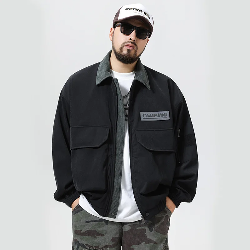 Men Women Autumn Plus Size Splice Pocket Streetwear Fashion Loose Casual Oversize Bomber Cargo Jacket Cityboy Coat Outerwear
Men Women Autumn Plus Size Splice Pocket Streetwear Fashion Loose Casual Oversize Bomber Cargo Jacket Cityboy Coat Outerwear