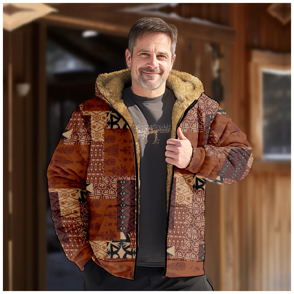 Men's Zipper Hoodies Parkas Long Sleeve Coat Jacket Paisley Retro 3D Printing Winter For Men/Women Clothing Outerwear
Men's Zipper Hoodies Parkas Long Sleeve Coat Jacket Paisley Retro 3D Printing Winter For Men/Women Clothing Outerwear