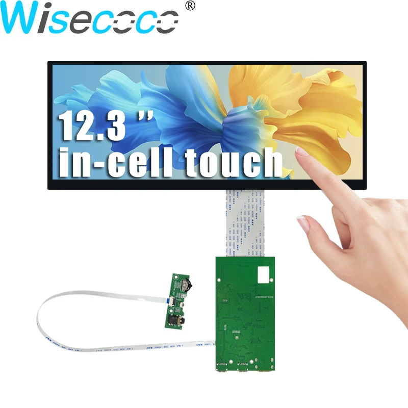 Wisecoco 12,3-дюймовый ультратонкий сенсорный дисплей 1920x720 IPS растянутый экран Raspberry Pi с цифровой вывеской, плата драйвера USB-C
Wisecoco 12,3-дюймовый ультратонкий сенсорный дисплей 1920x720 IPS растянутый экран Raspberry Pi с цифровой вывеской, плата драйвера USB-C
