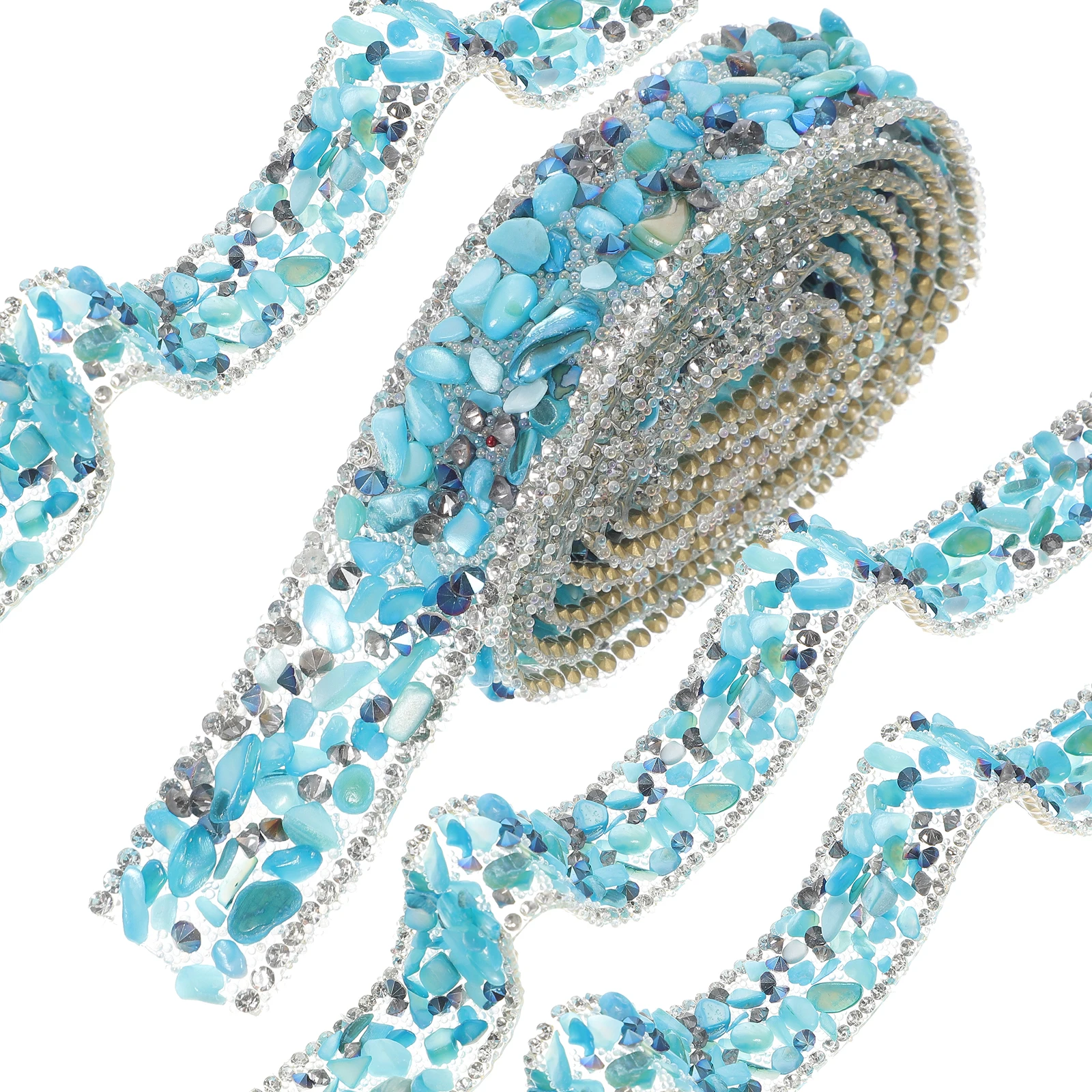 Rhinestone Ribbon Strip for Crafts Decoration Wear resistant Clothes Supply Manicure Trim Gravel Cuttable Costume DIY Multi
Rhinestone Ribbon Strip for Crafts Decoration Wear resistant Clothes Supply Manicure Trim Gravel Cuttable Costume DIY Multi