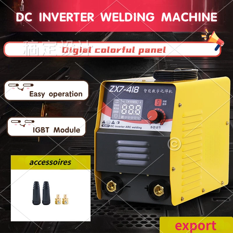 Wholesale welding machine 220/380V small stainless steel welding machine for home usage ZX7-418 portable welding machine
Wholesale welding machine 220/380V small stainless steel welding machine for home usage ZX7-418 portable welding machine