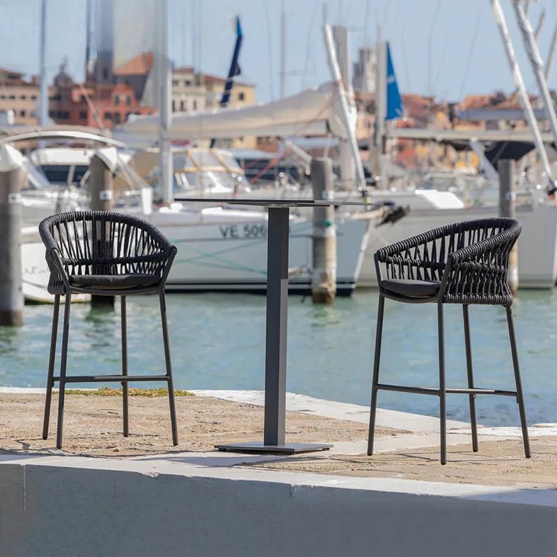 Outdoor Bar Chair Courtyard Slate Outdoor Table Dining Table Combination Rattan Chair Villa Garden Yacht Balcony Seaside
Outdoor Bar Chair Courtyard Slate Outdoor Table Dining Table Combination Rattan Chair Villa Garden Yacht Balcony Seaside