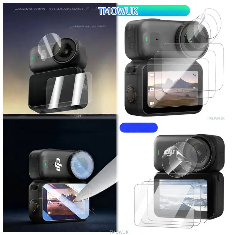 For DJI Osmo Nano Ultra-Clear Tempered Glass Screen Protector, Camera Lens Film, Anti-Scratch, Wear-Resistant Accessories Kit
For DJI Osmo Nano Ultra-Clear Tempered Glass Screen Protector, Camera Lens Film, Anti-Scratch, Wear-Resistant Accessories Kit