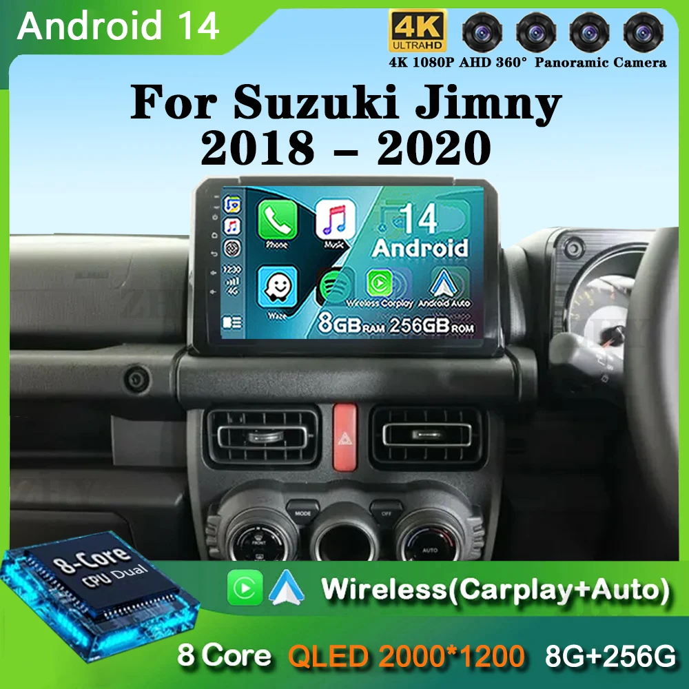 Android 14 Carplay Car Radio For Suzuki Jimny 2018 2019 2020 Navigation GPS Multimedia Player stereo BT DSP wifi+4G Auto 2 DIN
Android 14 Carplay Car Radio For Suzuki Jimny 2018 2019 2020 Navigation GPS Multimedia Player stereo BT DSP wifi+4G Auto 2 DIN