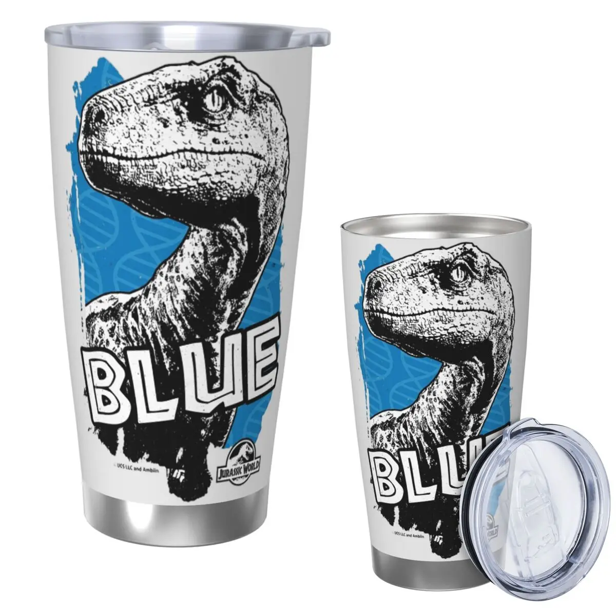 Мир Юрского периода - Blue Fan Art Graphic 2 стакана из нержавеющей стали, вакуумные изолированные кружки, термохолодная бутылка, соломинка с крышкой, 20 унций
Мир Юрского периода - Blue Fan Art Graphic 2 стакана из нержавеющей стали, вакуумные изолированные кружки, термохолодная бутылка, соломинка с крышкой, 20 унций