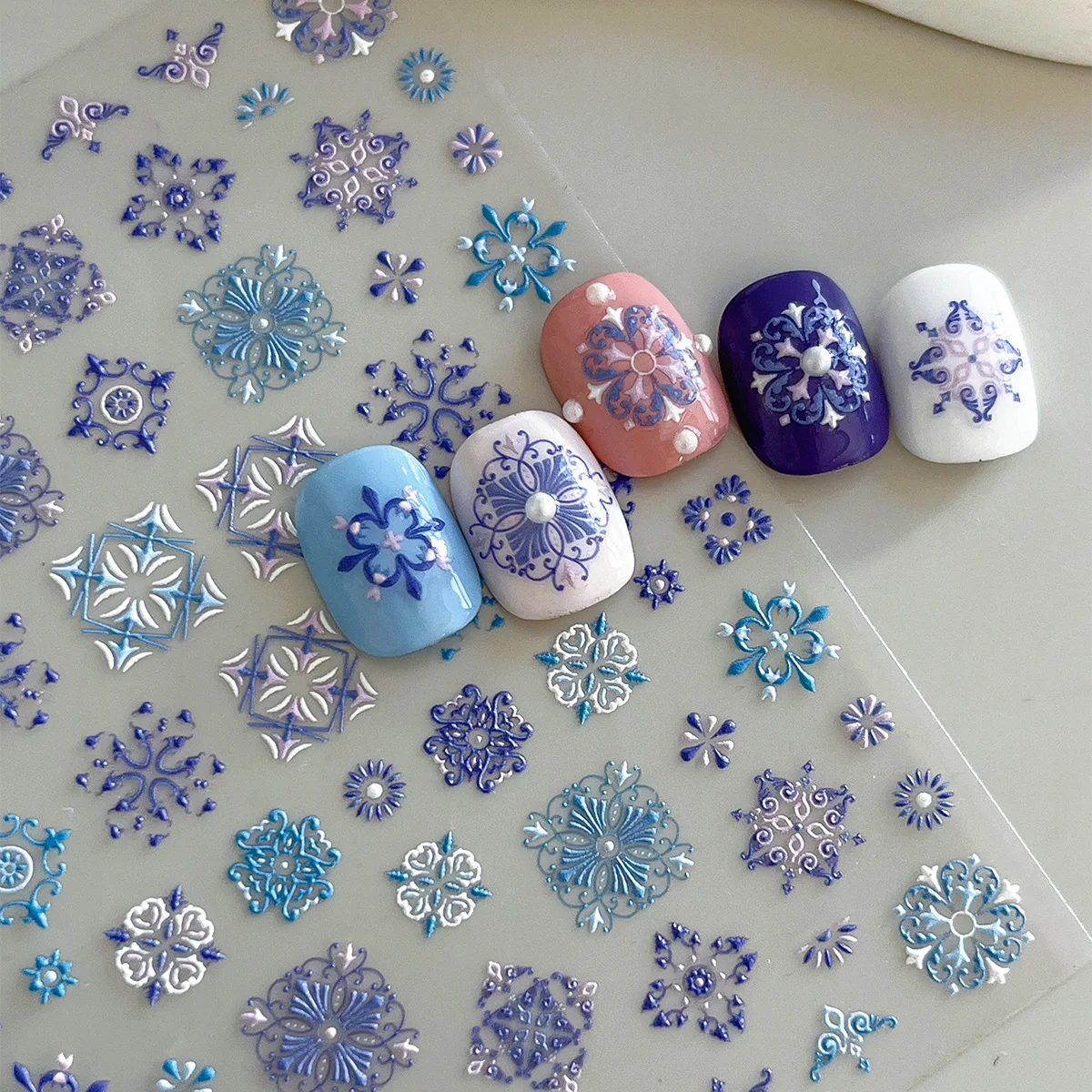 Fashionable 3D Bohemian plaid relief nail stickers, DIY nail art stickers embossing, nail beauty decoration stickers, holiday party decorations, 1PC
Fashionable 3D Bohemian plaid relief nail stickers, DIY nail art stickers embossing, nail beauty decoration stickers, holiday party decorations, 1PC