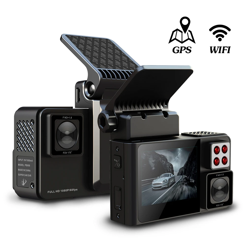 Dash Cam WiFi GPS Full HD 1080P Car DVR Vehicle Camera Car Drive Video Recorder Black Box Auto Dashcam Parking Monitor G-sensor
Dash Cam WiFi GPS Full HD 1080P Car DVR Vehicle Camera Car Drive Video Recorder Black Box Auto Dashcam Parking Monitor G-sensor