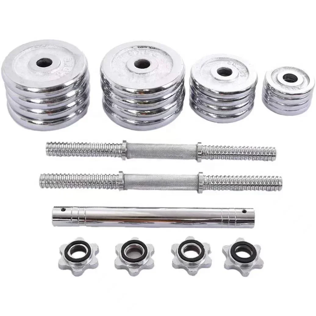 30kg Barbell Set Gym Fitness Weightlifting Adjustable Weight Dumbbells Fitness Barbell Suit Pure Iron Electroplating
30kg Barbell Set Gym Fitness Weightlifting Adjustable Weight Dumbbells Fitness Barbell Suit Pure Iron Electroplating