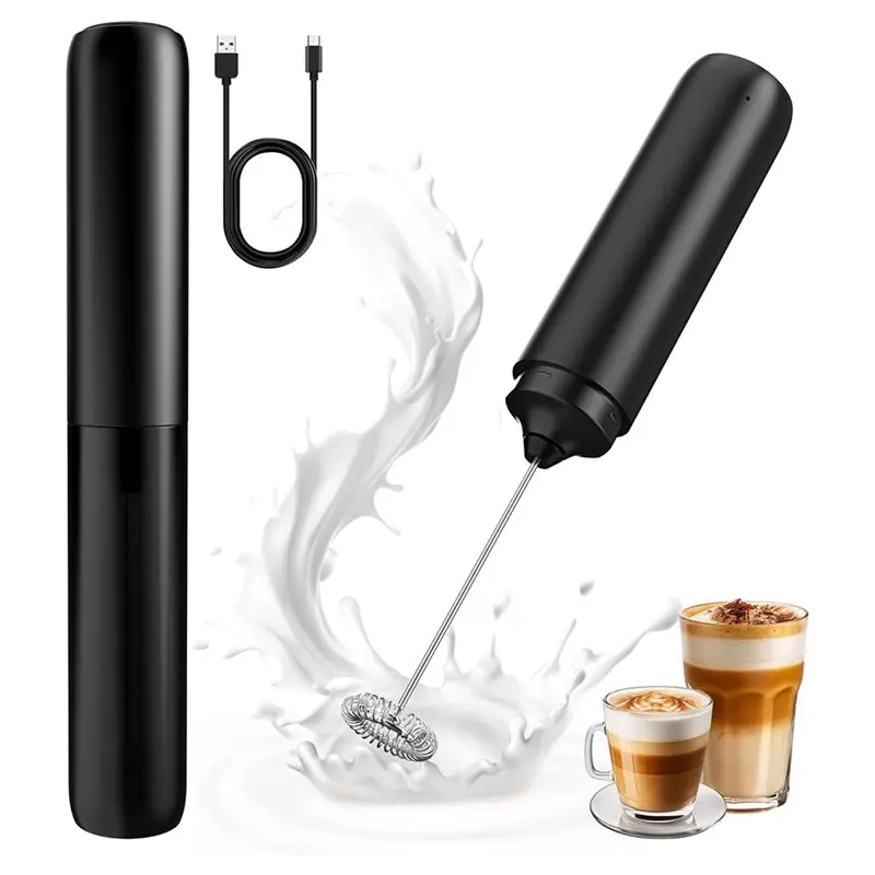 A66Z Drink Mixer, Rechargeable Electric Milk Frother, Handheld Coffee Frother Wand With Cover, Electric Whisk Coffee Mixer
A66Z Drink Mixer, Rechargeable Electric Milk Frother, Handheld Coffee Frother Wand With Cover, Electric Whisk Coffee Mixer