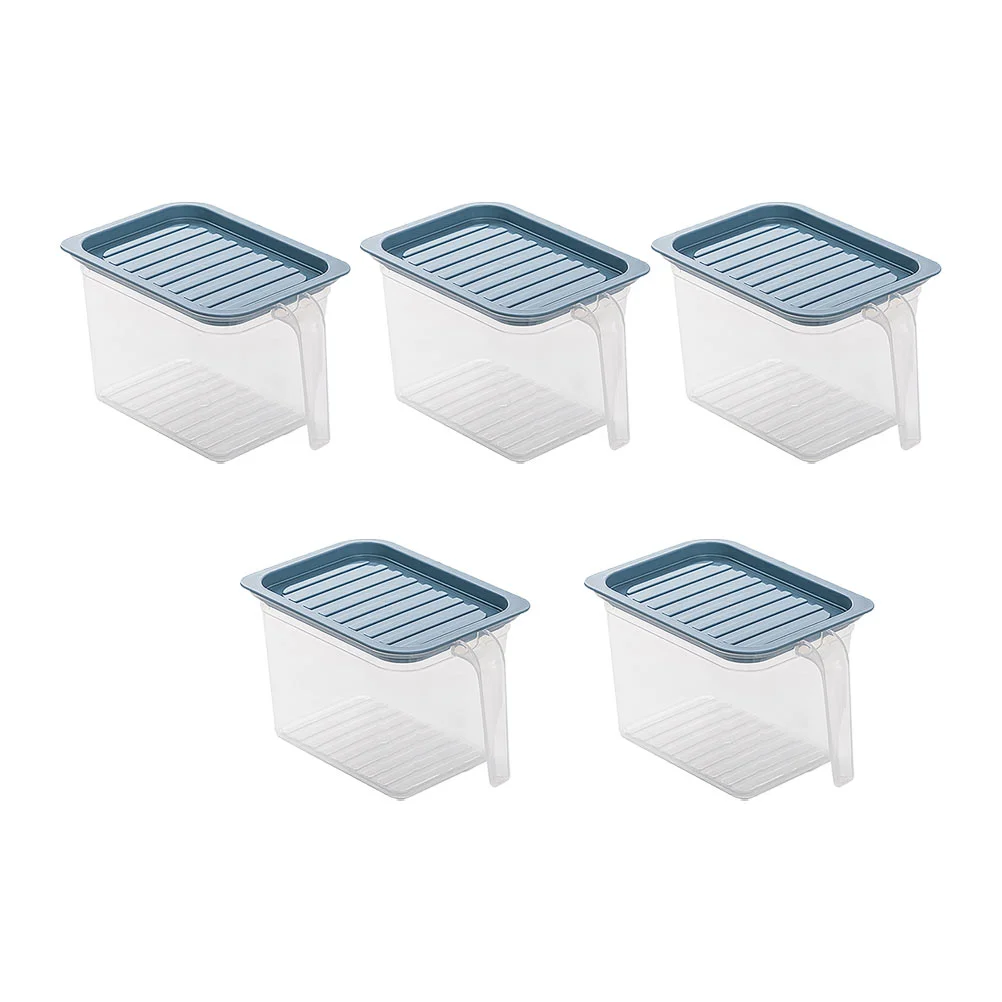 5 PCS Crisper Refrigerator Storage Bin with Lid Boxes Plastic Shelving Unit Fridge
5 PCS Crisper Refrigerator Storage Bin with Lid Boxes Plastic Shelving Unit Fridge