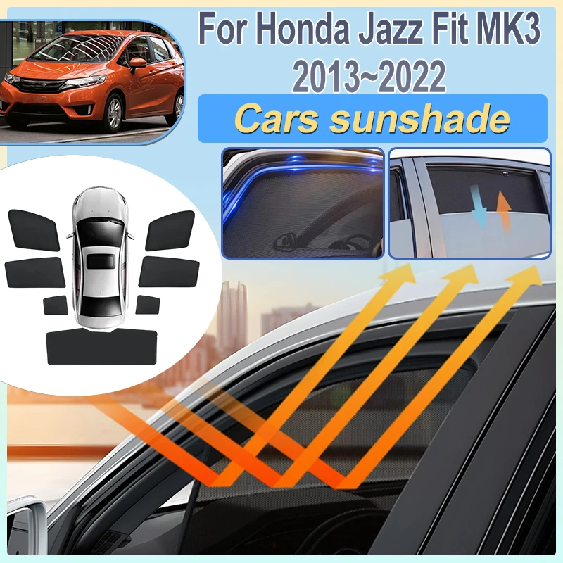 For Honda Jazz 2020 Accessories 2013-2022 Fit MK3 Car Full Coverage Sunshades Magnetic Curtain Mesh Sun Shields Auto Accessories
For Honda Jazz 2020 Accessories 2013-2022 Fit MK3 Car Full Coverage Sunshades Magnetic Curtain Mesh Sun Shields Auto Accessories