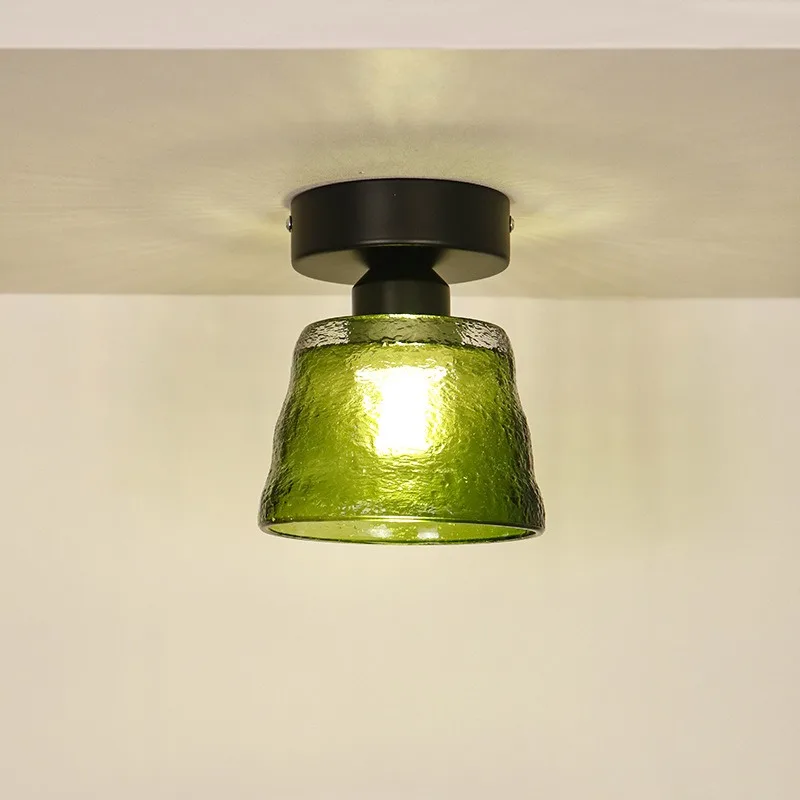 American Retro Green Glass Ceiling Lights Old Shanghai Chinese Entrance Light Japanese Minimalist Homestay Decoration Lamp
American Retro Green Glass Ceiling Lights Old Shanghai Chinese Entrance Light Japanese Minimalist Homestay Decoration Lamp