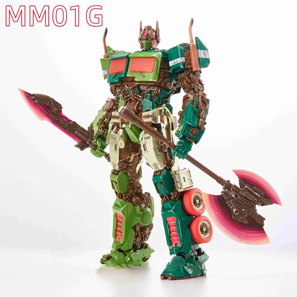 【Pack Well】Трансформируемая фигурка MM01G 2.0 VER Green Limited Edition Alloy Skeleton Op Prime Magnificent Mecha Action Figure
【Pack Well】Трансформируемая фигурка MM01G 2.0 VER Green Limited Edition Alloy Skeleton Op Prime Magnificent Mecha Action Figure
