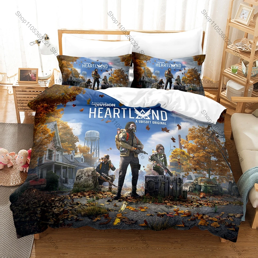 3D Printed Tom Clancy's The Division Agent & Urban Combat Bedding 3Pcs 1 Quilt Cover & 2 Pillowcases All Season Gamer Bedroom
3D Printed Tom Clancy's The Division Agent & Urban Combat Bedding 3Pcs 1 Quilt Cover & 2 Pillowcases All Season Gamer Bedroom
