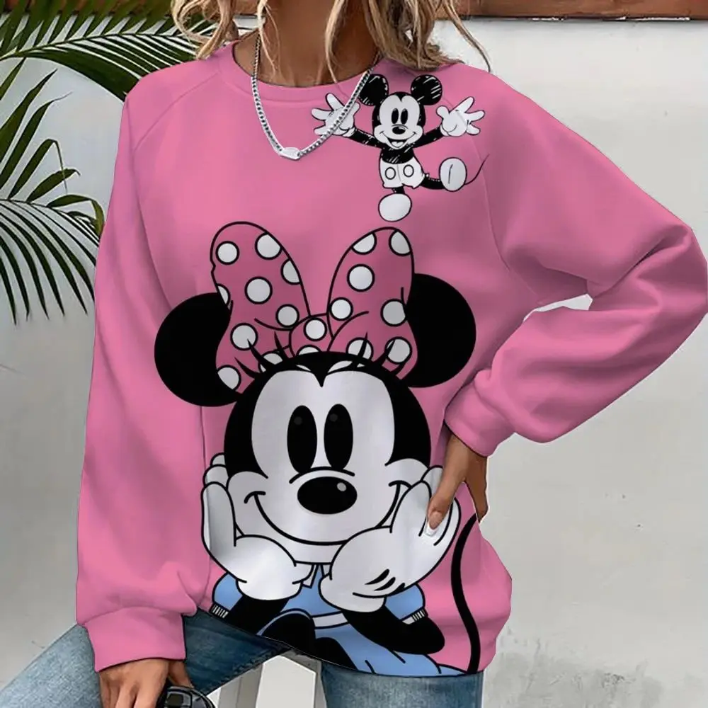 Новая женская одежда осень-зима 2026: худи с круглым вырезом и принтом Дисней Микки Маус, топ с мультяшным принтом на день рождения, повседневная спортивная одежда
Новая женская одежда осень-зима 2026: худи с круглым вырезом и принтом Дисней Микки Маус, топ с мультяшным принтом на день рождения, повседневная спортивная одежда