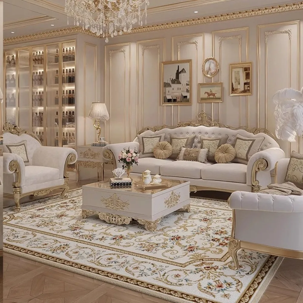 Stylish Chic Family Sectional Sofas Luxury Living Room Furniture Trendy Designs Elegant Full Set Dream mueble Decor Furniture
Stylish Chic Family Sectional Sofas Luxury Living Room Furniture Trendy Designs Elegant Full Set Dream mueble Decor Furniture