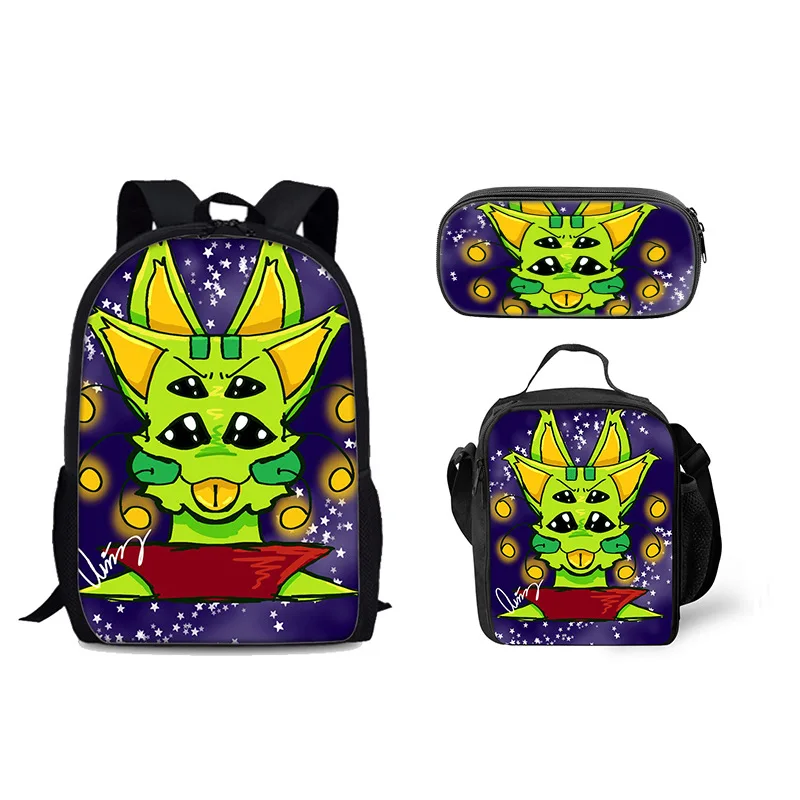 Regretevator Gnarpy Schoolbag Backpack Lunch Bag Pencil Case Set Gift for Kids Students
Regretevator Gnarpy Schoolbag Backpack Lunch Bag Pencil Case Set Gift for Kids Students