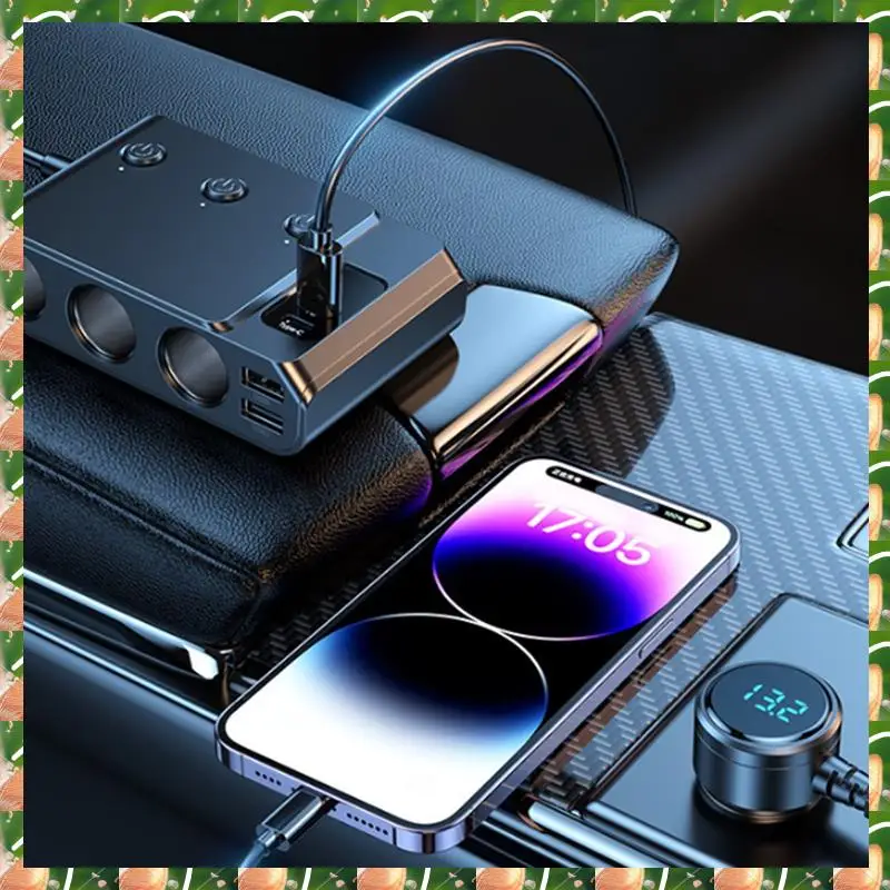 Автомобильное зарядное устройство 1в7 JAJA с интерфейсом USB 3.0 и PD, высокопроизводительный адаптер прикуривателя 12-24 В
Автомобильное зарядное устройство 1в7 JAJA с интерфейсом USB 3.0 и PD, высокопроизводительный адаптер прикуривателя 12-24 В