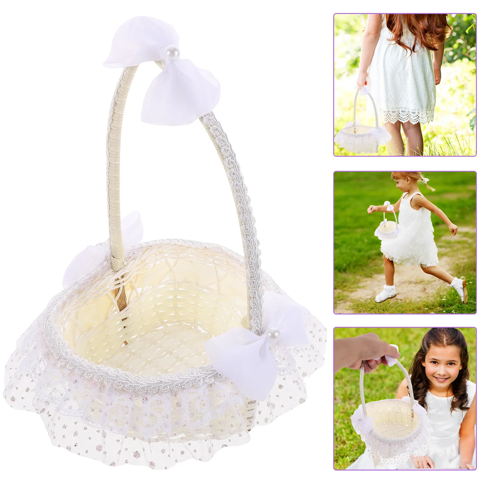 Wedding Decor Heart Shaped Flower Basket Ceremony Petal Heart-shaped White Toddler
Wedding Decor Heart Shaped Flower Basket Ceremony Petal Heart-shaped White Toddler