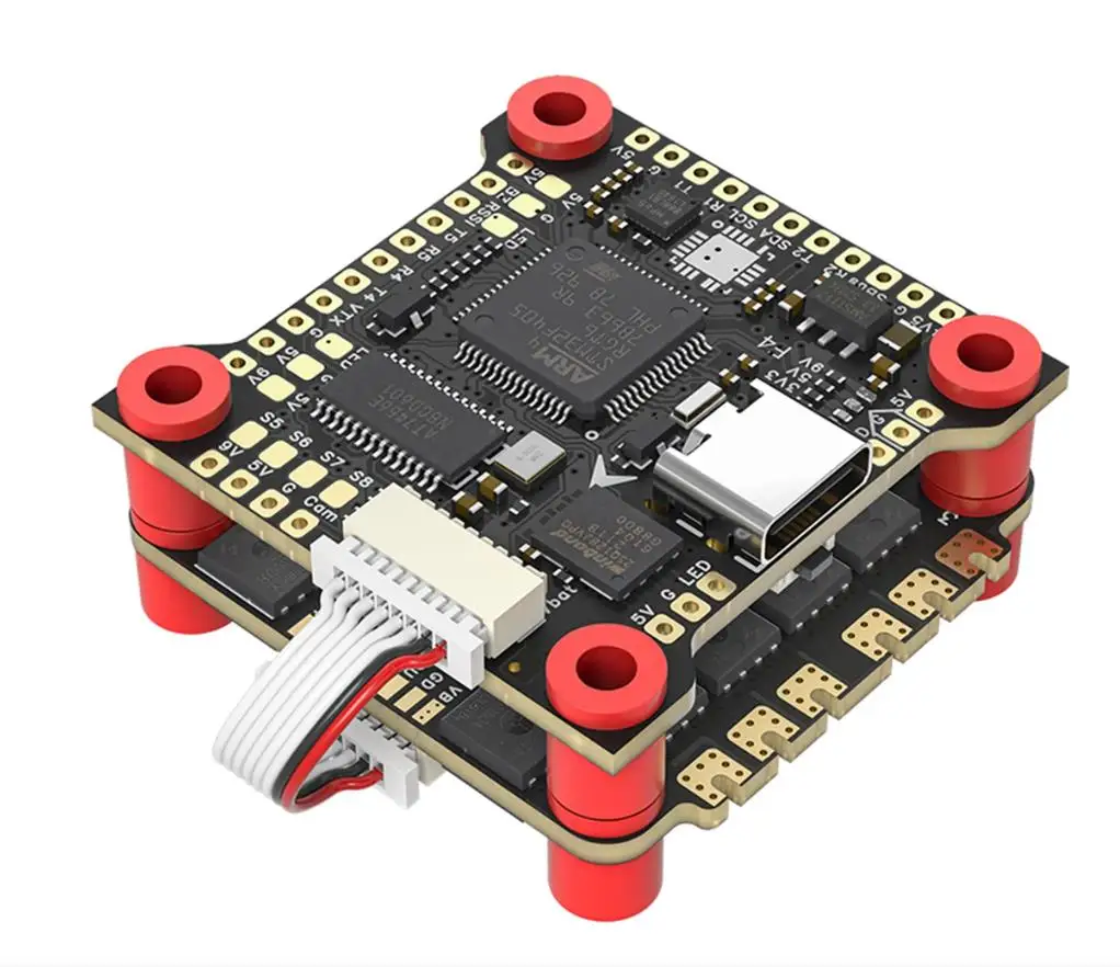 Полетный контроллер F722 Stack ICM42688P и регулятор скорости BLHELI_S 60A 4-в-1 ESC 30.5X30.5мм 2-6S для FPV дронов (запчасти)
Полетный контроллер F722 Stack ICM42688P и регулятор скорости BLHELI_S 60A 4-в-1 ESC 30.5X30.5мм 2-6S для FPV дронов (запчасти)