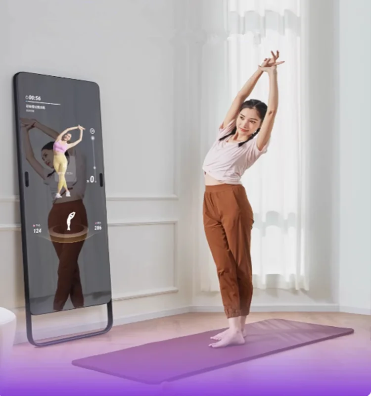 43-Inch Home Smart Gym Fitness Mirror With Interactive Display Interactive Fitness Mirror
43-Inch Home Smart Gym Fitness Mirror With Interactive Display Interactive Fitness Mirror