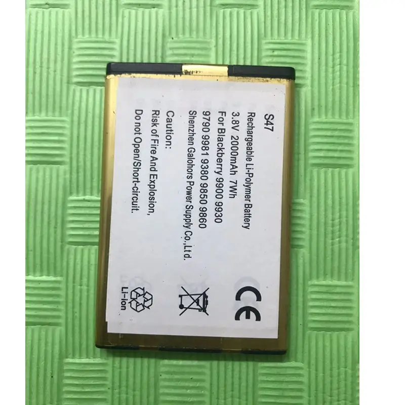 10Pcs/Bag 3.8V Li-polymer Battery for Blackberry 9900 9930 9790 9981 9380 9850 9860 JM1 High Quality
10Pcs/Bag 3.8V Li-polymer Battery for Blackberry 9900 9930 9790 9981 9380 9850 9860 JM1 High Quality
