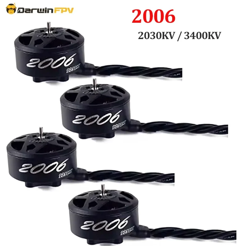 DarwinFPV CineApe35 2006 2030KV / 3400KV Brushless Motor RC Drone FPV Racing Multirotor Quadcopter
DarwinFPV CineApe35 2006 2030KV / 3400KV Brushless Motor RC Drone FPV Racing Multirotor Quadcopter