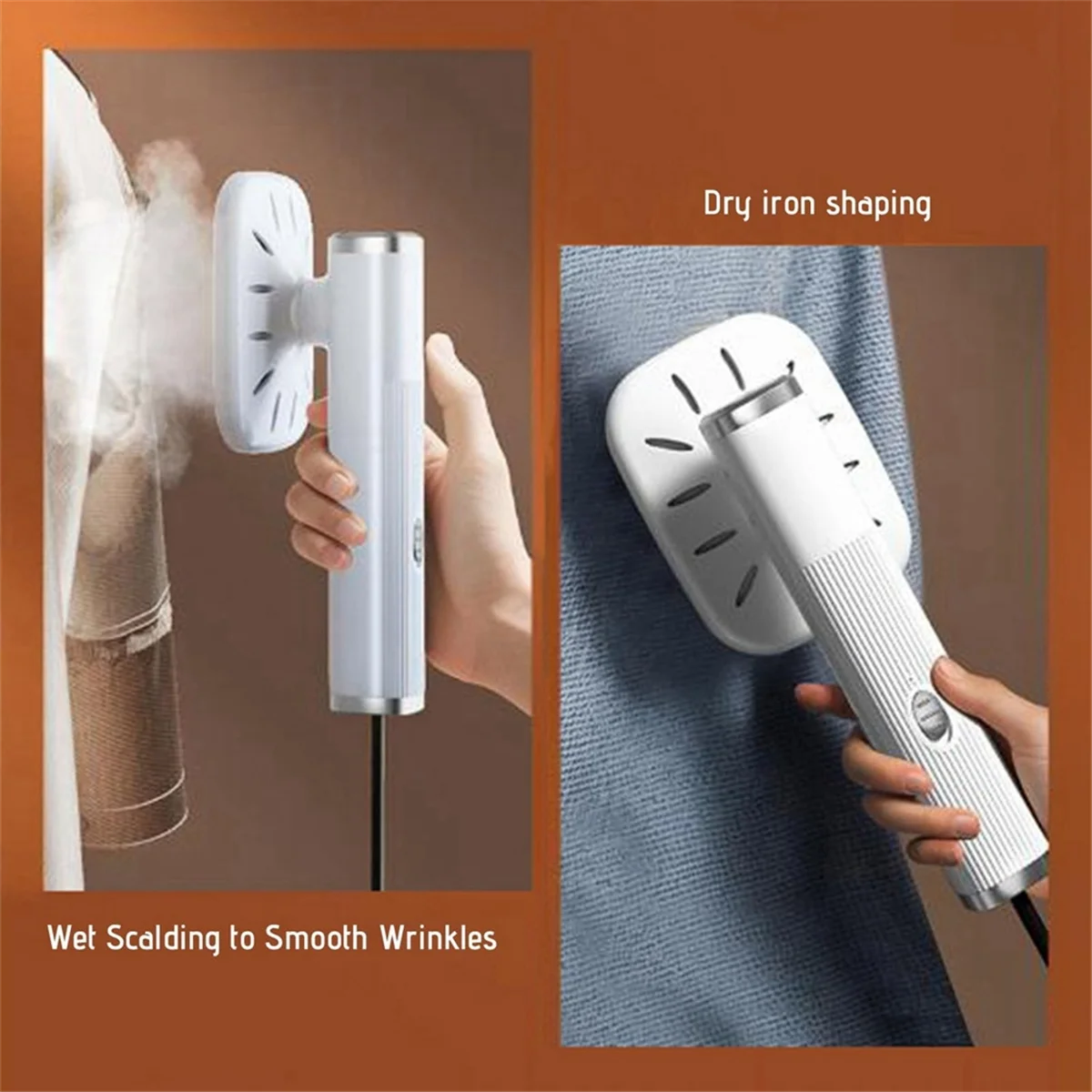 CHFL Portable Travel Steamer for Clothes Mini Steam Iron 180°Rotatable Handheld Steam Iron for Fabric Clothes White
CHFL Portable Travel Steamer for Clothes Mini Steam Iron 180°Rotatable Handheld Steam Iron for Fabric Clothes White