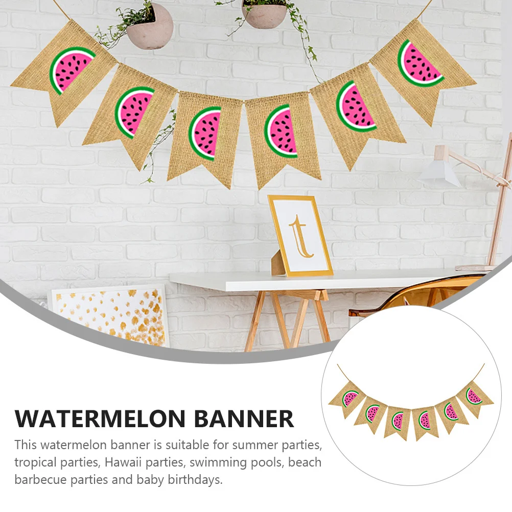 1Pcs Watermelon Swallowtail Party Banner 18x13cm 25m Long Summer Birthday Decoration Reusable Banner for Pool Tropical Party
1Pcs Watermelon Swallowtail Party Banner 18x13cm 25m Long Summer Birthday Decoration Reusable Banner for Pool Tropical Party