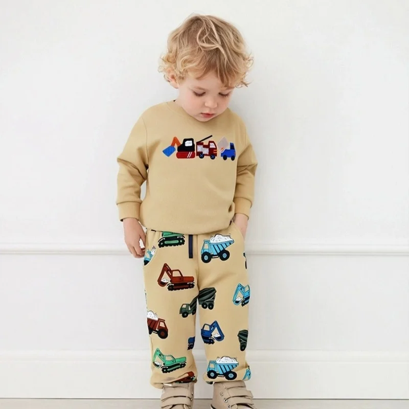Kids Baby Boys Long Sleeve Sweatshirt 2025 Cartoon Vehicle Excavator Design Car Theme Sportswear Children's Gift Item
Kids Baby Boys Long Sleeve Sweatshirt 2025 Cartoon Vehicle Excavator Design Car Theme Sportswear Children's Gift Item
