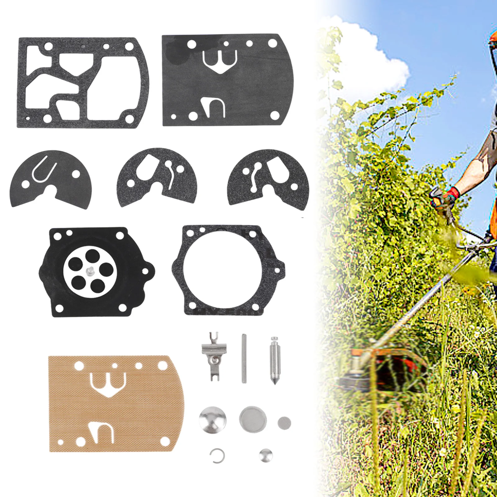 Carb Rebuild Kit WB37 K10-WB For PARAMOTOR For CHAIN SAW Outdoor Power Equipment Parts Garden Supplies
Carb Rebuild Kit WB37 K10-WB For PARAMOTOR For CHAIN SAW Outdoor Power Equipment Parts Garden Supplies