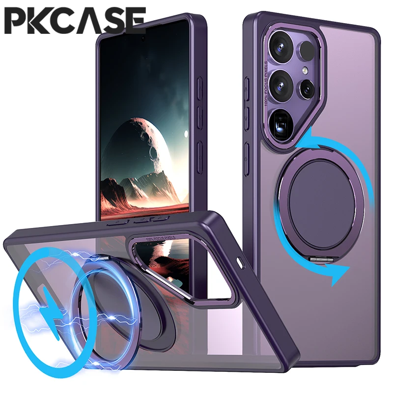 PKCASE Shockproof Magnetic Case For Samsung S24 S23 FE 360°Rotatable lnvisible Bracket Cover For Galaxy S24 S23 Plus S22 Ultra
PKCASE Shockproof Magnetic Case For Samsung S24 S23 FE 360°Rotatable lnvisible Bracket Cover For Galaxy S24 S23 Plus S22 Ultra