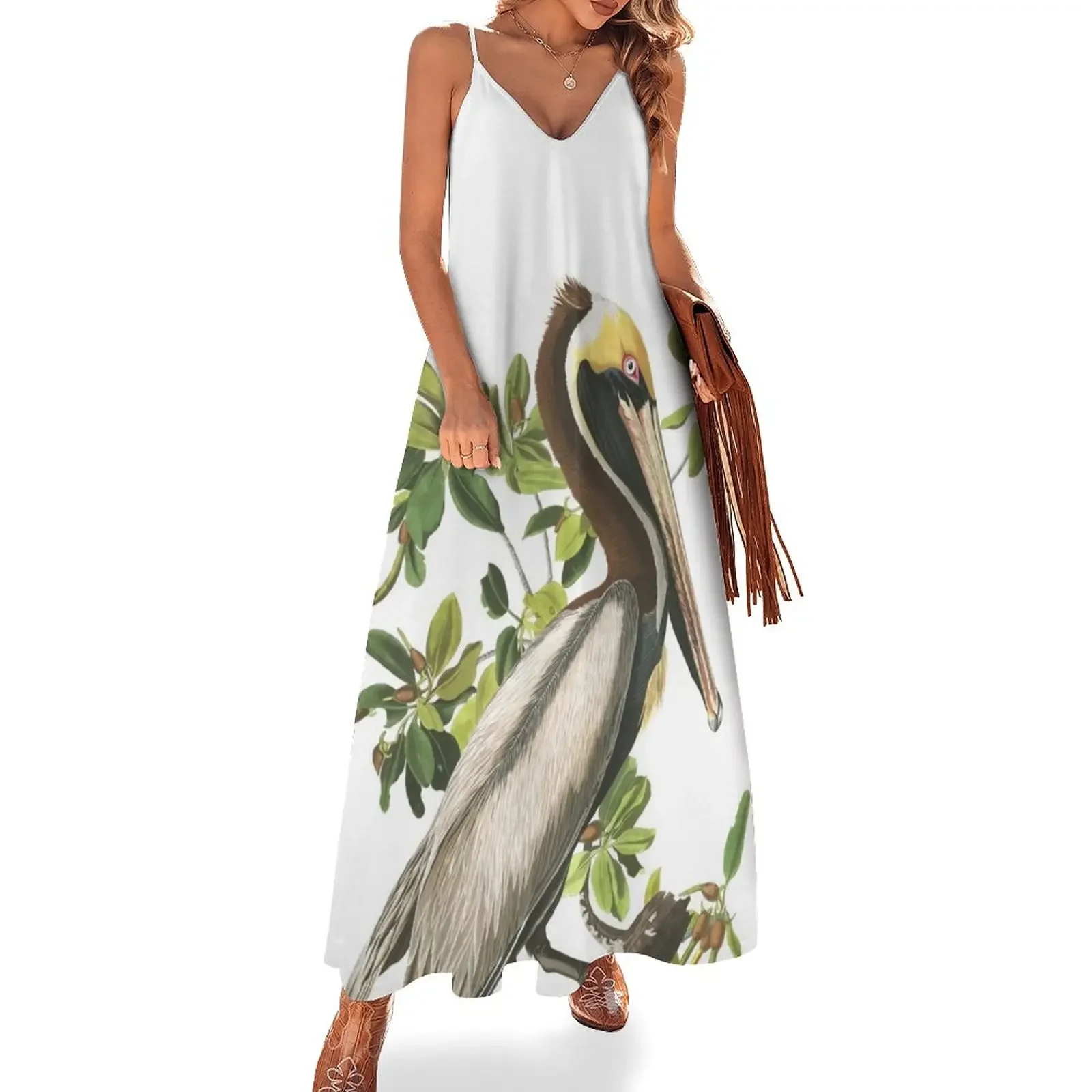 Brown Pelican - John James Audubon Sleeveless Dress women clothes evening dresses ladies Long dress Bridesmaid dress woman
Brown Pelican - John James Audubon Sleeveless Dress women clothes evening dresses ladies Long dress Bridesmaid dress woman