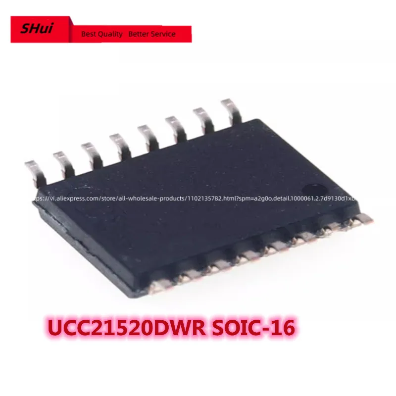 10PCS Original authentic UCC21520DWR SOIC-16 dual-channel isolated gate driver chip
10PCS Original authentic UCC21520DWR SOIC-16 dual-channel isolated gate driver chip