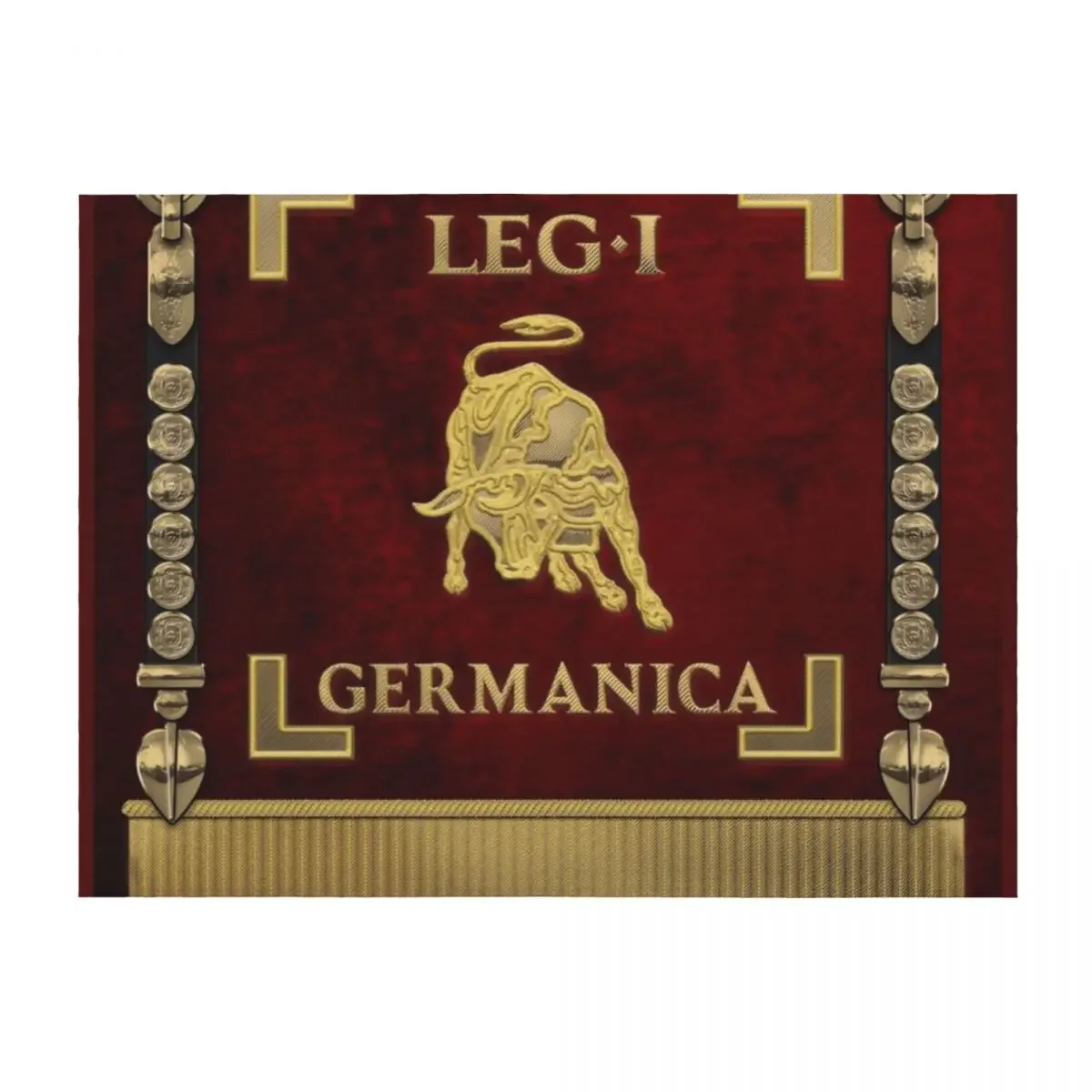 Standard of the 1st Germanic Legion - Vexillum of Legio I Germanica Throw Blanket Heavy Sofas Beach Loose Blankets
Standard of the 1st Germanic Legion - Vexillum of Legio I Germanica Throw Blanket Heavy Sofas Beach Loose Blankets