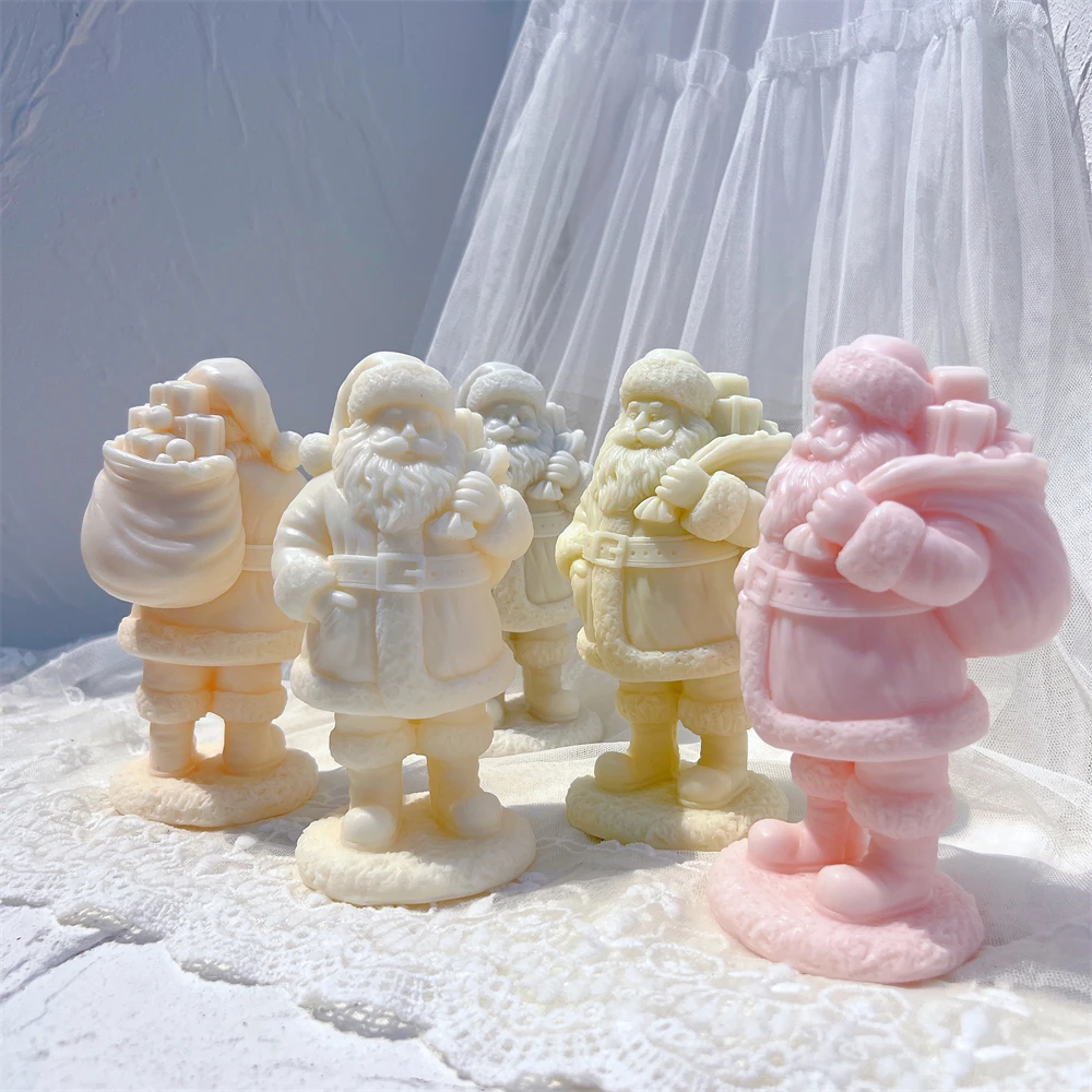 Christmas Santa Claus Candle Silicone Mold Standing Santa Candle Mold for DIY Christmas Decor
Christmas Santa Claus Candle Silicone Mold Standing Santa Candle Mold for DIY Christmas Decor