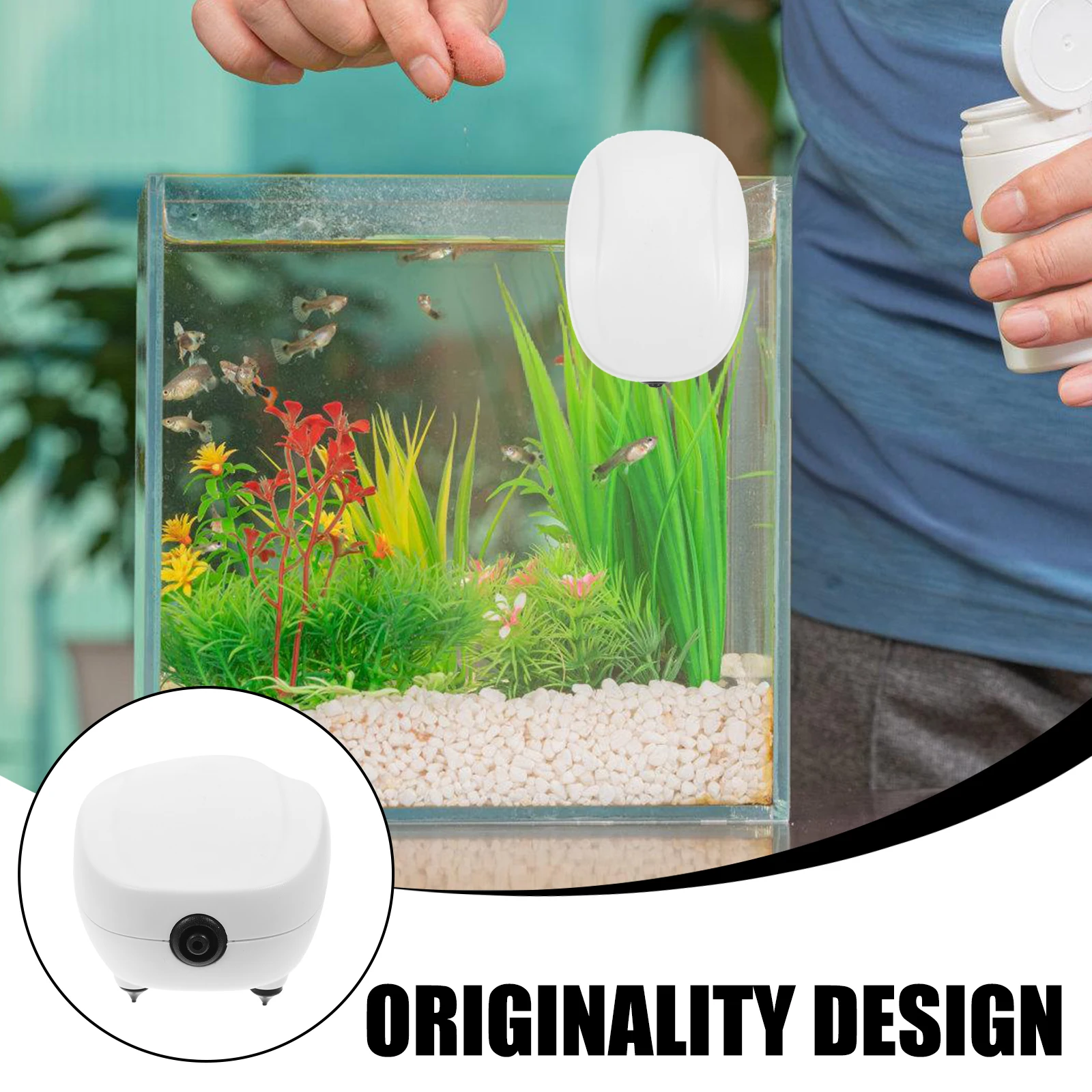 USB Oxygen Pump Compact Lightweight Portable Mini Fish Tank Aerator for Outdoor Fishing Stable Uniform Bubble High Quality ABS
USB Oxygen Pump Compact Lightweight Portable Mini Fish Tank Aerator for Outdoor Fishing Stable Uniform Bubble High Quality ABS